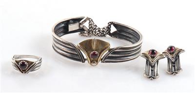 Granat Damenschmuckgarnitur (4) - Jewellery and watches