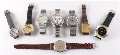 Konvolut Armbanduhren (8) - Schmuck und Uhren