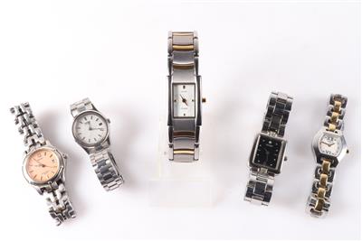 Konvolut Damenarmbanduhren (5 Stück) - Schmuck und Uhren