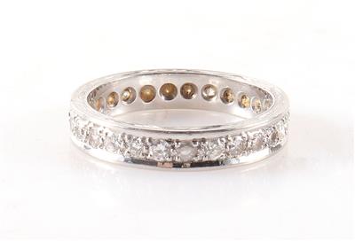 Brillantmemoryring zus. ca. 0,80 ct - Jewellery and watches