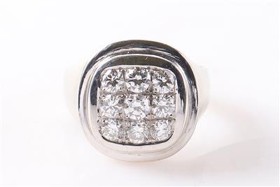 Brillant Ring zus. 1,70 ct (graviert) - Klenoty a Hodinky