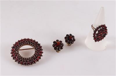 Granat Damenschmuckgarnitur (4) - Jewellery and watches