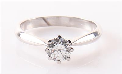 Brillantsolitär, 0,71 ct (grav.) - Jewellery and watches