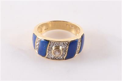Brillant Lapis Lazuli (beh.) Damenring - Gioielli e orologi