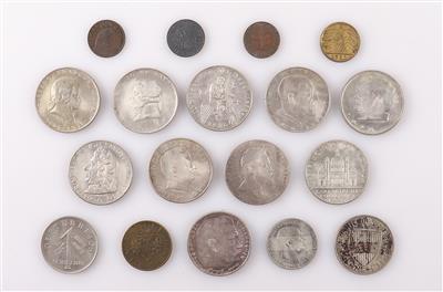 Doppelschilling/Sammlermünzen(18 Stück) Silber/Metall - Gioielli e orologi