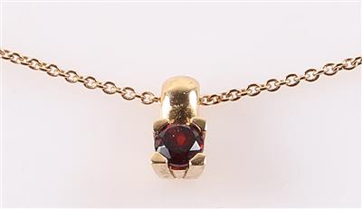 Granat Anhänger an Halskette - Jewellery and watches