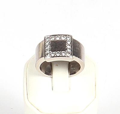 Brillant Damenring zus. ca. 0,45 ct - Klenoty a Hodinky