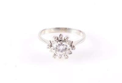 Brillant Diamant Damenring zus. ca. 0,75 ct - Podzimní aukce, šperky a hodinky