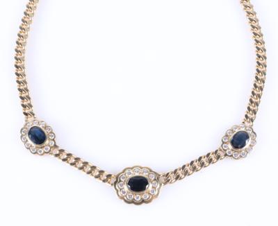 Brillant Saphir Collier - Autumn Auction, Jewellery and Watches