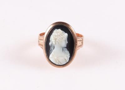 Camee Damenring um 1900 - Autumn Auction, Jewellery and Watches