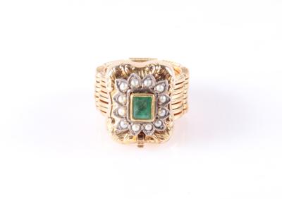 Smaragd Damenring/Armkette (wandelbar) - Podzimní aukce, šperky a hodinky