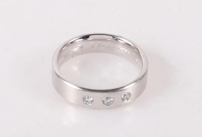 Brillant Bandring 0,12 ct (grav.) - Schmuck und Uhren