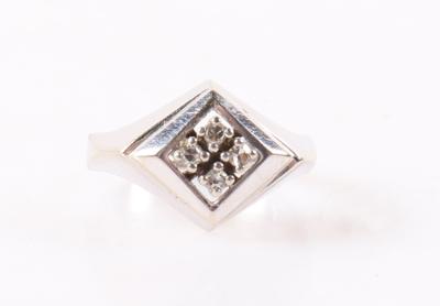 Diamantring zus. ca. 0,10 ct - Šperky