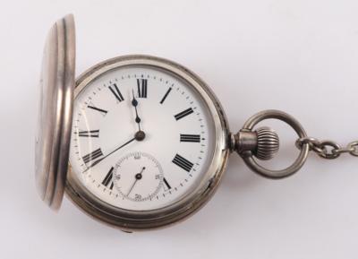 Longines Herrentaschenuhr an kurzer Uhrkette - Wrist watches and pocket watches