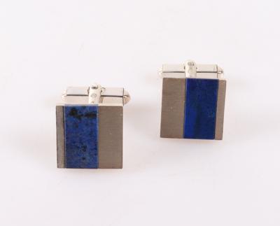 Lapis Lazuli (beh.) Manschettenknöpfe "Victor Mayer" - Weihnachts-Auktion Schmuck und Uhren