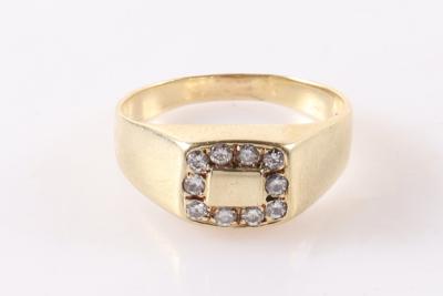 Brillant Ring zus. ca.0,20 ct - Jewellery and watches