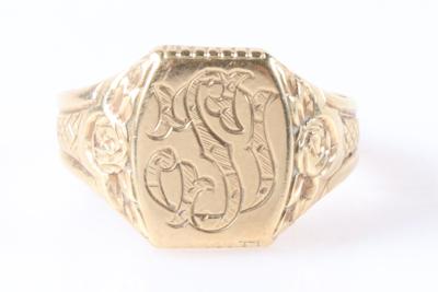 Monogramm Ring - Klenoty a Hodinky