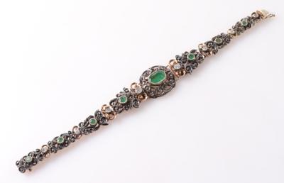 Smaragd Diamant Armband - Klenoty a Hodinky