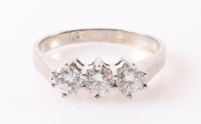 Brillant Ring zus. ca.0,65 ct - Klenoty a Hodinky