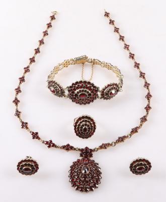 Granat Schmuckgarnitur (5) - Jewellery and watches