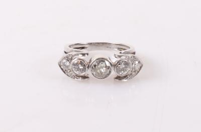 Brillant/Diamant Damenring zus. ca. 1,35 ct - Jarní aukce šperků a hodinek