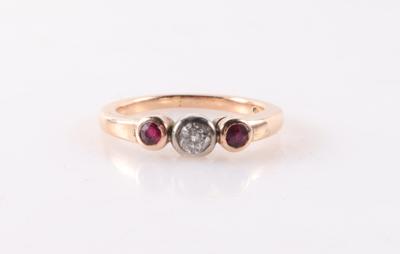 Rubin Diamant Ring - Jewellery and watches