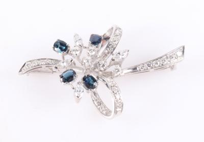 Brillant/Diamant Saphir Brosche - Gioielli e orologi