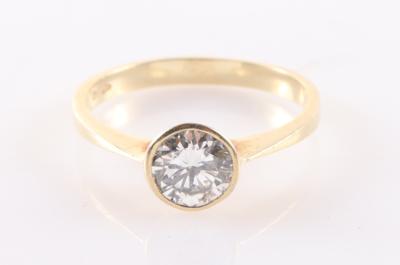 Brillant-Solitär 1,02 ct - Jewellery and watches
