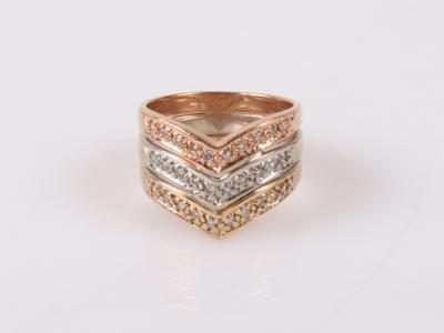 Brillant Damenring zus. ca. 0,30 ct - Autumn auction jewellery and watches
