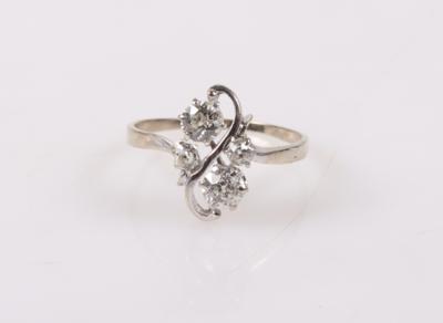 Brillant/Diamant Damenring zus. ca. 0,90 ct - Asta autunnale gioielli e orologi