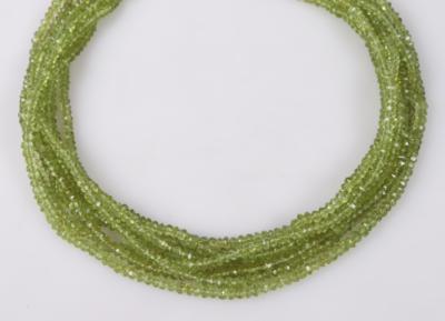 Peridot Collier 8-reihig - Autumn auction jewellery and watches