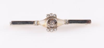 Diamantbrosche zus. ca. 0,80 ct - Christmas auction jewelry and watches