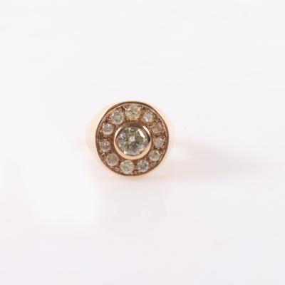 Brillant Ring zus. ca. 1,50 ct - Jewellery and watches