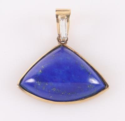 Diamant Lapis Lazuli (beh.) Anhänger - Gioielli e orologi