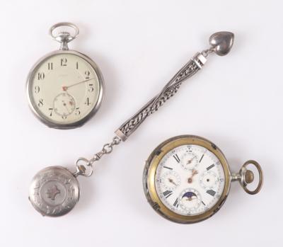 Konvolut Taschenuhren (3) - Jewellery and watches