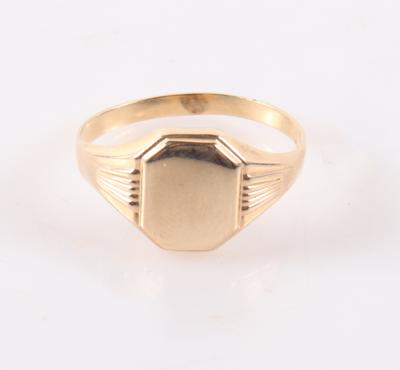 Ring "Ungravierte Platte" - Jewellery and watches