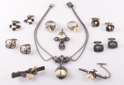 Konvolut Trachtenschmuck (14 Stück) - Jewellery and watches