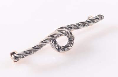 Diamant Brosche "Schleife" - Jewellery and watches