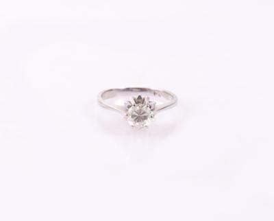 Brillant Solitärring ca. 0,80 ct - Jewellery and watches