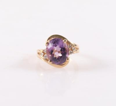Amethyst Brillant Damenring - Jewellery and watches