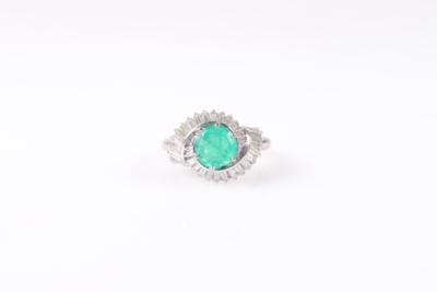 Diamant Smaragdring - Schmuck und Uhren Frühjahrs-Auktion Teil I
