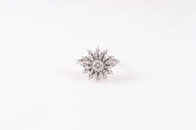 Brillant/Diamant Damenring zus. ca. 0,60 ct - Gioielli e orologi