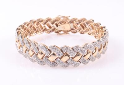 Diamant Armband zus. ca. 5,40 ct - Klenoty a Hodinky