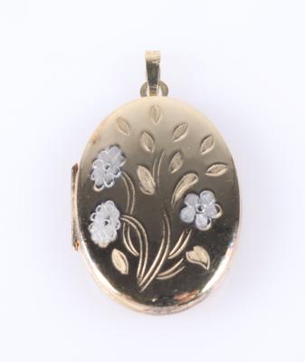 Medaillon "Blumen" - Jewellery and watches