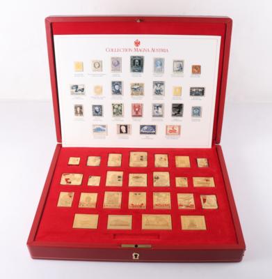 Silber Briefmarkensatz "Collection Magna Austria" - Gioielli e orologi