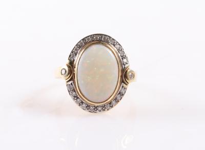 Opal Brillant Damenring - Frühlingsauktion I Schmuck und Uhren