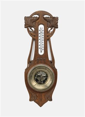 Thermometer mit Barometer - Um?ní a starožitnosti