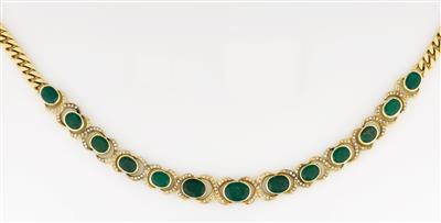 Smaragd Brillant Collier - Jewellery