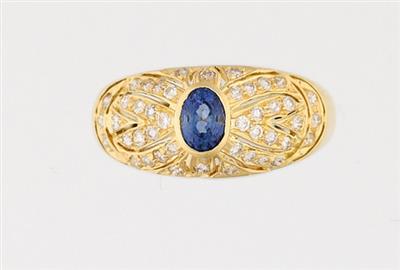 Brillant Saphir Damenring - Jewellery