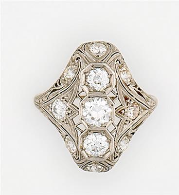 Altschliffbrillant Damenring - Jewellery